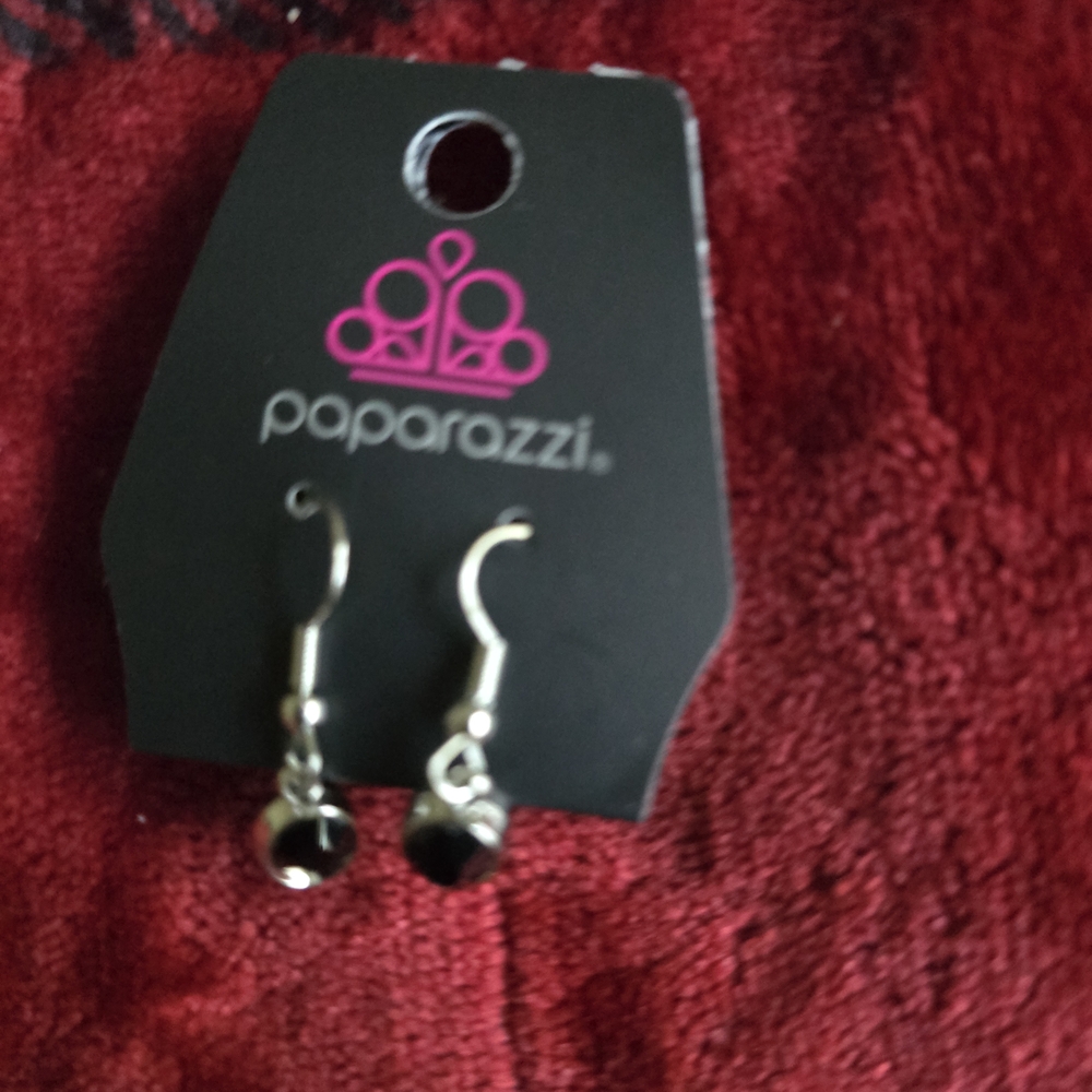 Paparazzi Black Modern Dangle Earrings